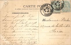 VINTAGE POSTCARD Avignon View Taken of Enteau of Villeneuve Avignon