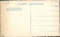 CPA Palais de Versailles La Chambre a Coucher de Louis XIV