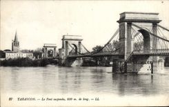CPA Tarascon Le Pont Suspendu