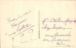 VINTAGE POSTCARD Fantasy Woman Thousand Kisses and Thousand Tendernesses Soldier Hairy Militaria Canon