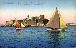 CPA Merseille Le Chateau d'If bati par Francois 1er