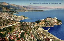CPA Principaute de Monaco Vue generale