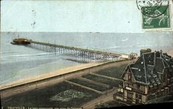 CPA Trouville La promenade vue prise du Calvaire