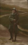 CPA Fantaisie Homme Soldat Militaria