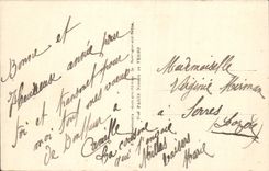 Soldado de Militaria del hombre de la fantasía de la POSTAL de la VENDIMIA Felices fiestas