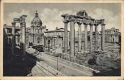 Vist del Campidaglio de Faro del del del panorama de Roma de la POSTAL de la VENDIMIA