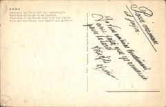 Vist del Campidaglio de Faro del del del panorama de Roma de la POSTAL de la VENDIMIA