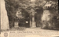 CPA Beauraing Le Chateau Entree des Ruines 