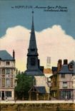 VINTAGE POSTCARD Honfleur Old Church Holy Etienne
