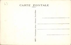 POSTAL Auvergne de la VENDIMIA nosotros Somme cuatro asnos