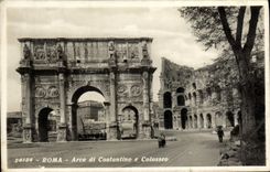 POSTAL MODERNA Roma Arco di Constantino E Coloseo