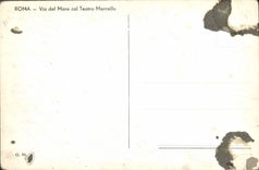 POSTAL Roma de la VENDIMIA vía el collar Teatro Marcelo de la charca del LED