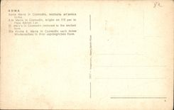 POSTAL Roma Santa María de la VENDIMIA en Cosmedin