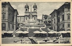Iglesia de Roma de la POSTAL de la VENDIMIA de la trinidad de Montegnes