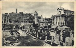 La POSTAL Roma de la VENDIMIA puso el delle Vestalli