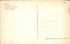 La POSTAL Roma de la VENDIMIA puso el delle Vestalli