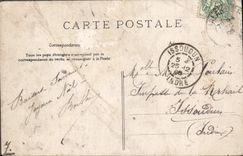 CPA Fantaisie Fleurs Noel