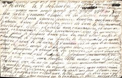 VINTAGE POSTCARD Fantaisie Woman Visits with the Face a soft kiss will partera chance