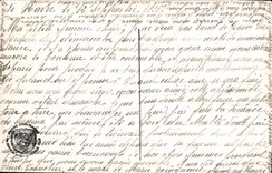 VINTAGE POSTCARD Fantasy Child Letter with the Militaria Dad