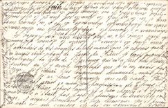 VINTAGE POSTCARD Fantasy Soldier Militaria Child wife