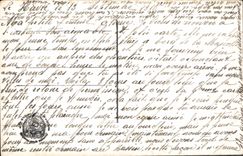 VINTAGE POSTCARD Fantasy Child wife Hairy Militaria Soldier