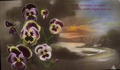 CPA Fantaisie Fleurs