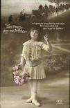 VINTAGE POSTCARD Fantasy Child Soldiers