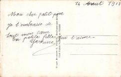 VINTAGE POSTCARD Fantasy Child Soldiers