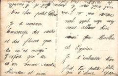 VINTAGE POSTCARD Fantasy Child Headstock Horse