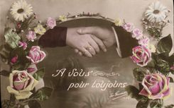 CPA Fantaisie Fleurs