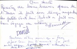 CPA Fantaisie Fleur Porte Bonheur Muguet