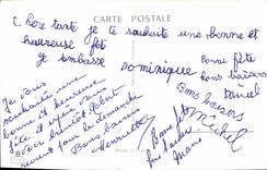 CPA Fantaisie Fleurs Bonne Fete