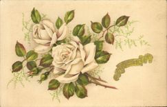 CPA Fantaisie Fleurs Bonne Fete