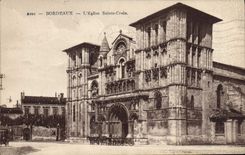 CPA Bordeaux L'Eglise Sainte Croix