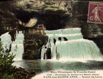 VINTAGE POSTCARD Surroundings Saline Les Bains Nans under Sainte Anne Source of Lison
