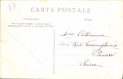 VINTAGE POSTCARD Drill of Fontainebleau Barbizon Brioche of Brillat Savarin