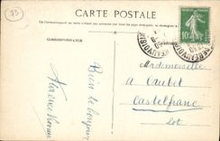 CPA Saint Pierre D'Entremont Route et Tunnel du Frou La cochette