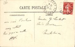 VINTAGE POSTCARD Dauphine Grans Narrow parts