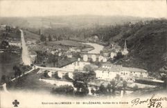 VINTAGE POSTCARD Surroundings of Limoges St Leonard Valley of Vienna