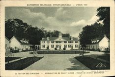 CPA Paris Exposition coloniale Internationale 1931 Section des Etats Unis Maison de George Washington
