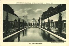 VINTAGE POSTCARD Paris Fair colonial International 1931 House Of Morocco