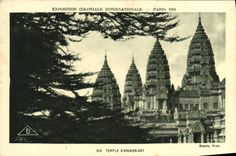 CPA Paris Exposition coloniale Internationale 1931 Temple D'Angkor Vat