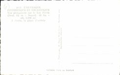 MODERN CARD Picturesque Auvergne View from above on the lake Pavin