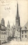 VINTAGE POSTCARD Rouen the place High Old Tower
