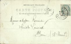 VINTAGE POSTCARD Rouen the place High Old Tower