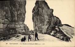 CPA Gavarnie La breche de Roland