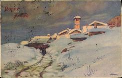 CPA Fantaisie Bonne annee