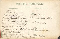 VINTAGE POSTCARD Aix les Bains the fountain Refreshment bar