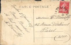 VINTAGE POSTCARD Seaside in the Brown Cape Boat