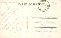 VINTAGE POSTCARD Poissy Frontage De I' Enclose De I' Abbaye